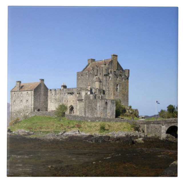Schloss Eilean Donan, Schottland. Die berühmte Eil Fliese (Vorderseite)