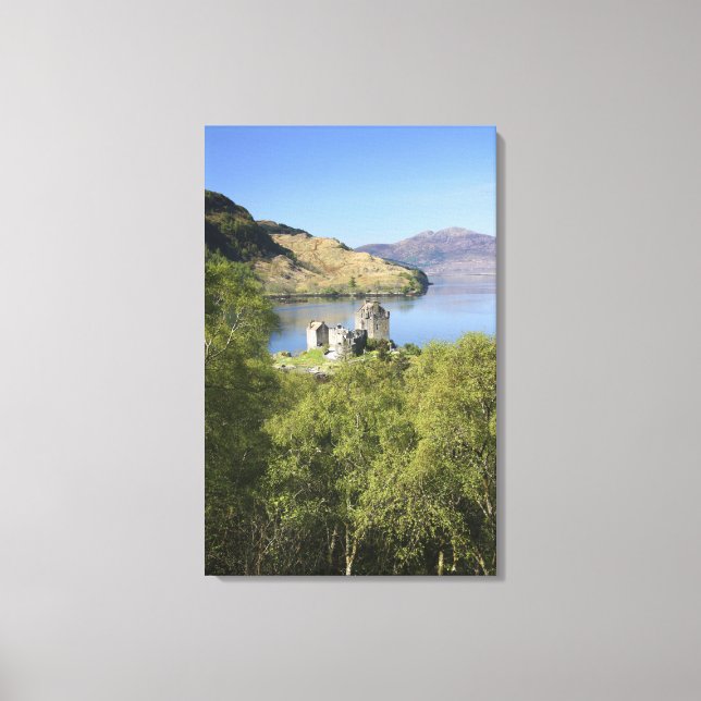 Schloss Eilean Donan, Schottland. Die berühmte Eil Leinwanddruck (Vorderseite)