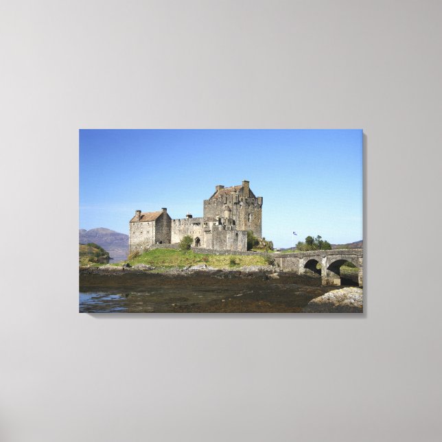 Schloss Eilean Donan, Schottland. Die berühmte Eil Leinwanddruck (Vorderseite)