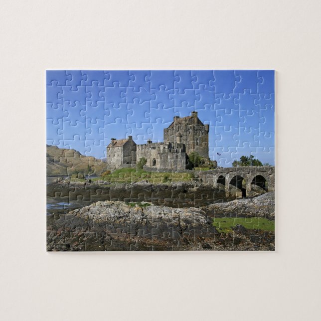 Schloss Eilean Donan, Schottland. Die berühmte Eil Puzzle (Horizontal)