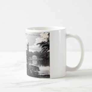 Schloss Fontainebleau, Frankreich 1910 Vintage Tasse