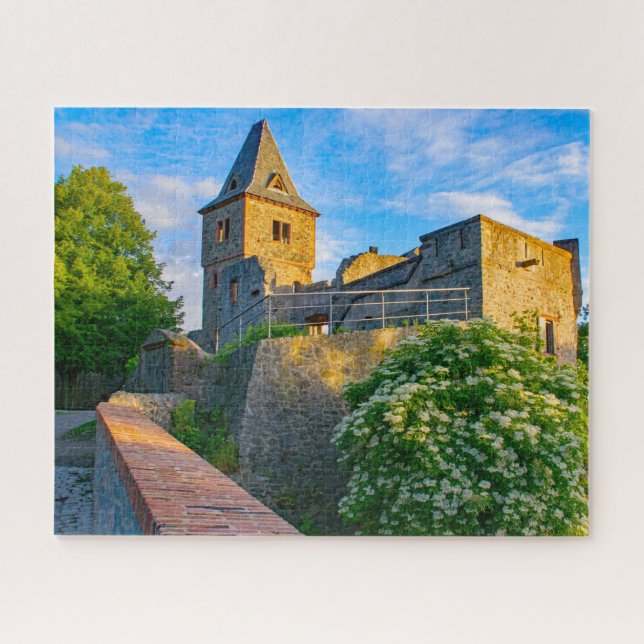 Schloss Frankenstein Deutschland. Puzzle (Horizontal)