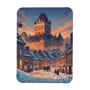 Schloss Frontenac in Quebec City Magnet