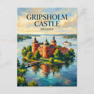 Schloss Gripsholm Schweden Postkarte