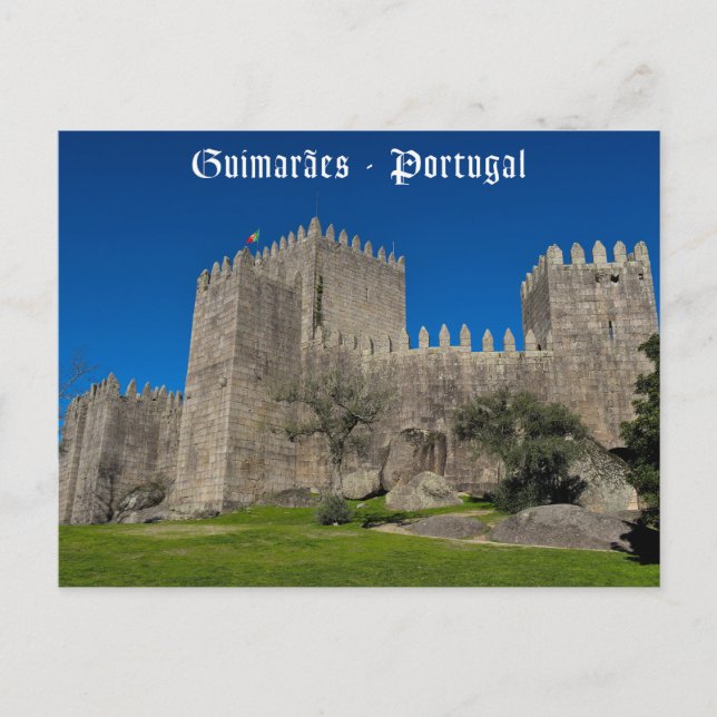Schloss Guimaraes Postkarte (Vorderseite)