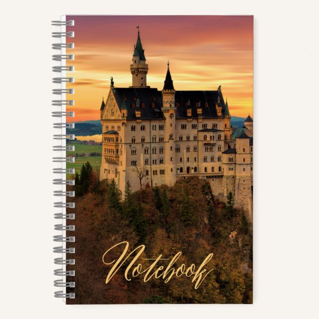 Schloss Hardcover Notebook Deluxe Notizbuch (Vorderseite)