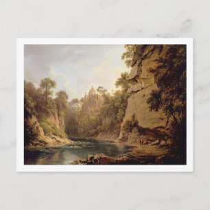 Schloss Hawthornden, in der Nähe von Edinburgh, c. Postkarte