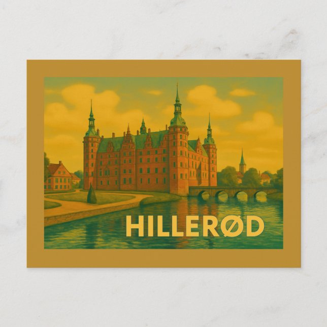 Schloss Hillerød Dänemark Postkarte (Vorderseite)