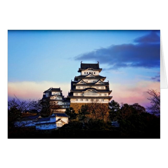 Schloss Himeji bei Sonnenaufgang (Vorderseite (Horizontal))