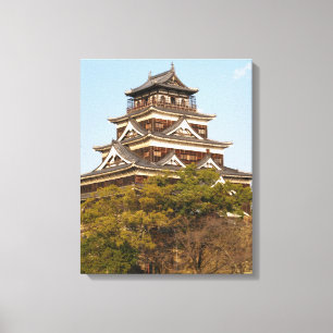 Schloss Hiroshima 広 島 城, Hiroshima, Japan Leinwanddruck