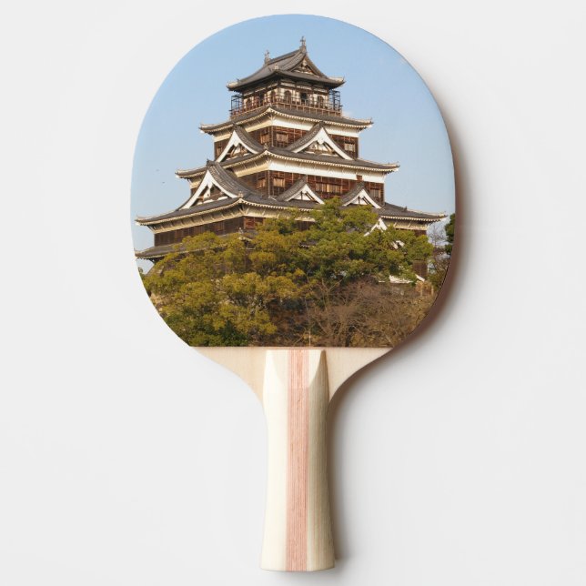 Schloss Hiroshima 広 島 城, Hiroshima, Japan Tischtennis Schläger (Vorderseite)