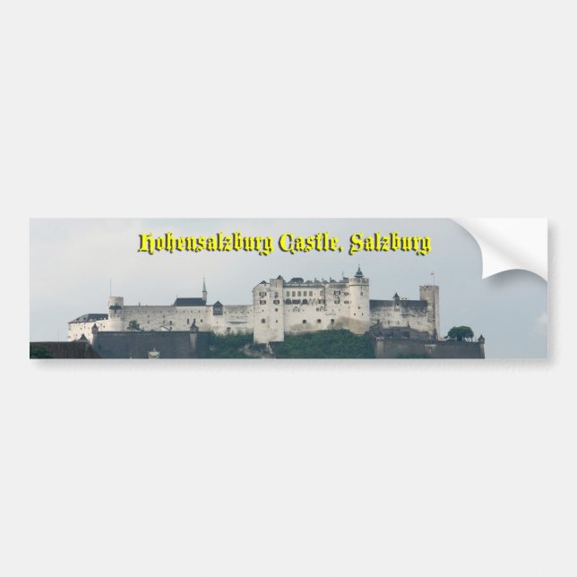 Schloss Hohensalzburg, Salzburg, Österreich Autoaufkleber (Vorne)