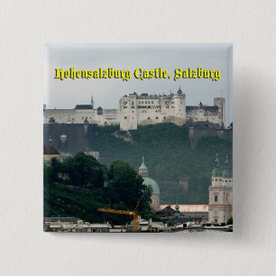 Schloss Hohensalzburg, Salzburg, Österreich Button