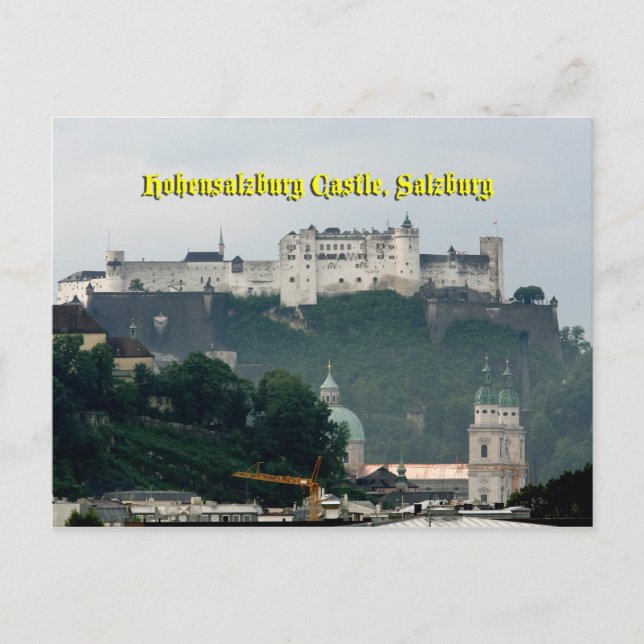 Schloss Hohensalzburg, Salzburg, Österreich Postkarte (Vorderseite)