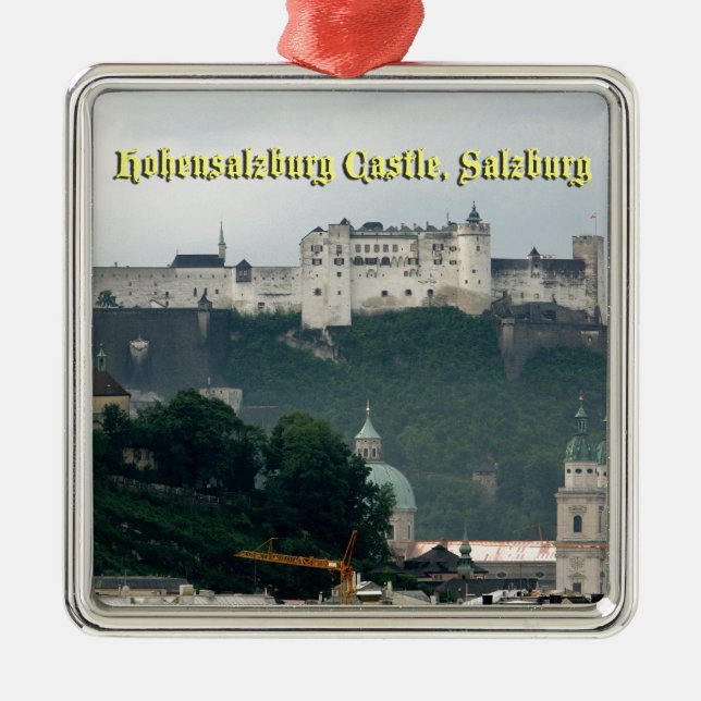 Schloss Hohensalzburg, Salzburg, Österreich Silbernes Ornament (Vorne)