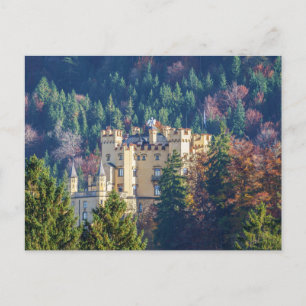 Schloss Hohenschwangau im Herbst Postkarte