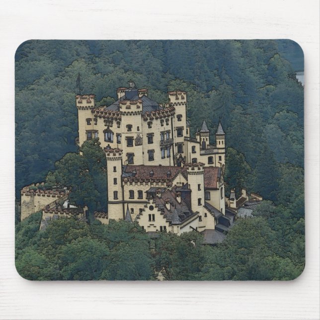 Schloss Hohenschwangau Mousepad (Vorne)