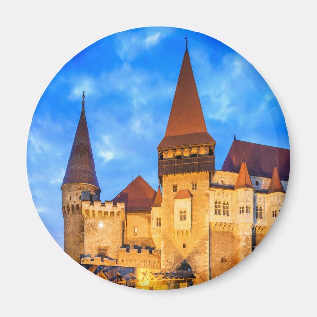 Schloss Hunyad - Schloss von Corvin in Hunedoara. Magnet (Vorne)