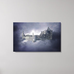 Schloss in den Wolken Leinwanddruck