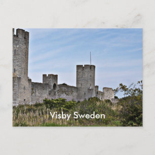 Schloss in Visby, Visby Gotland Schweden Postkarte