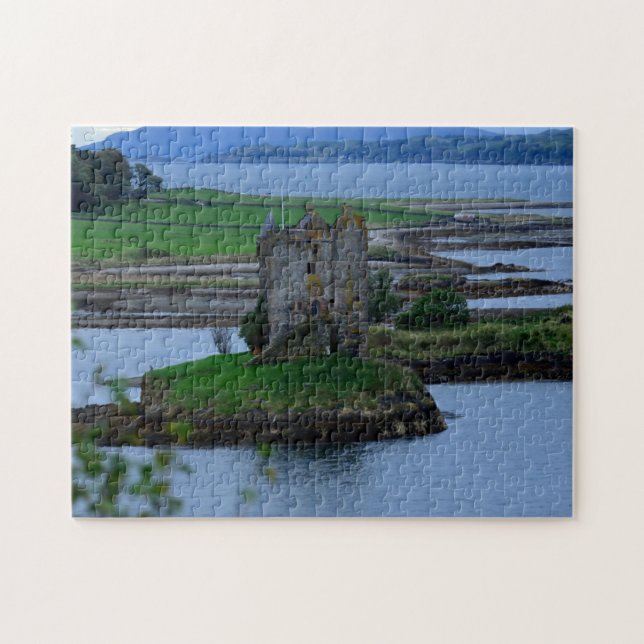 Schloss-Jäger in Schottland Puzzle (Horizontal)