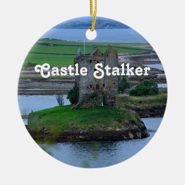 Schloss-Jäger Keramik Ornament (Vorne)