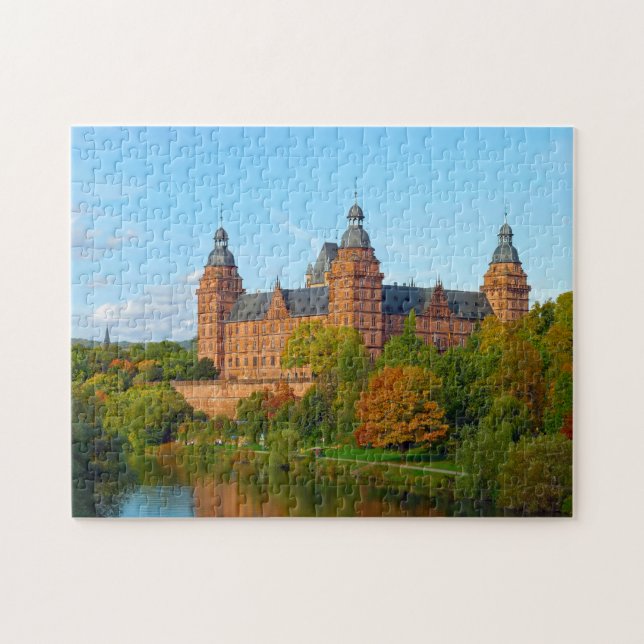 Schloss Johannisburg Deutschland. Puzzle (Horizontal)