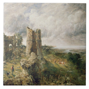 Schloss John Constables   Hadleigh, 1829 (Öl kann Fliese