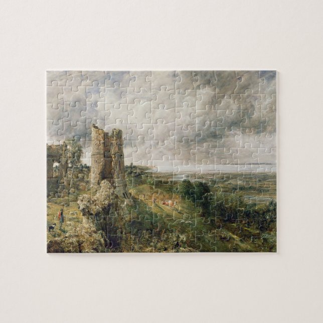 Schloss John Constables | Hadleigh, 1829 (Öl kann Puzzle (Horizontal)