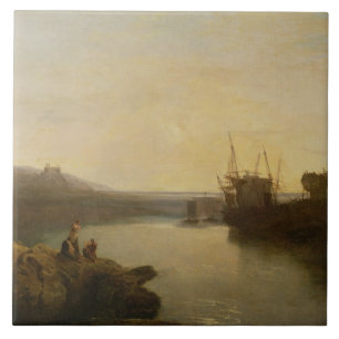 Schloss Josephs Mallord William Turner   Harlech, Fliese
