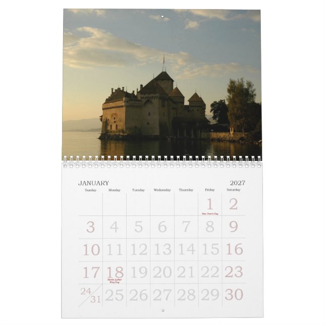 Schloss-Kalender 4 Kalender (Jan 2027)