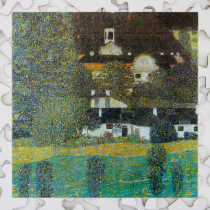 Schloss Kammer am Attersee II von Gustav Klimt Puzzle