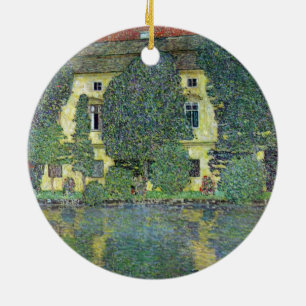 Schloss Kammer am Attersee III von Gustav Klimt Keramik Ornament