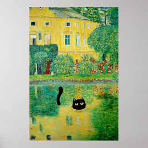 Schloss Kammer auf dem Attersee Cat Poster
