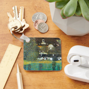 Schloss Kammer on the Attersee II By Gustav Klimt Schlüsselanhänger