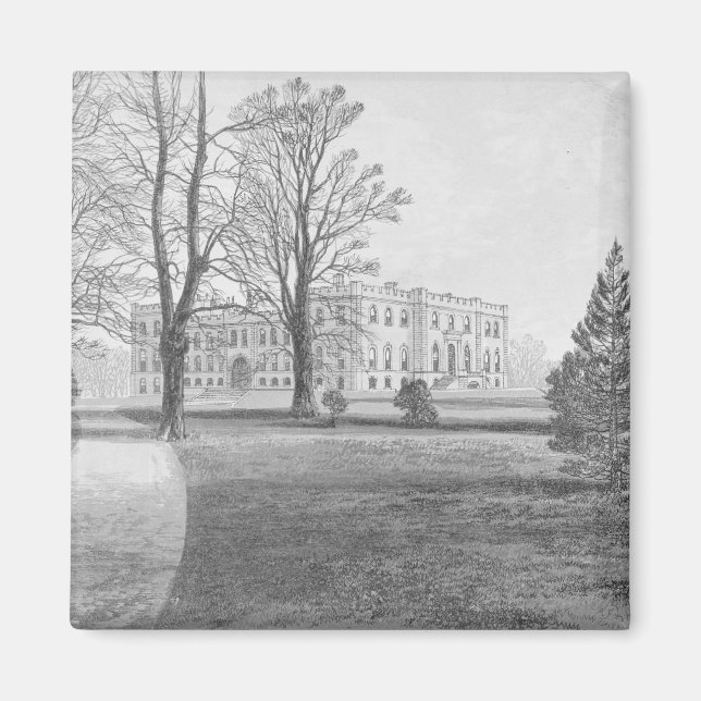 Schloss Kimbolton, 1880 Magnet (Vorne)