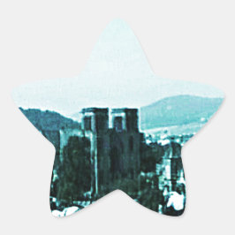 Schloss-Kunst snap-38784 Schottlands Inverness Stern-Aufkleber