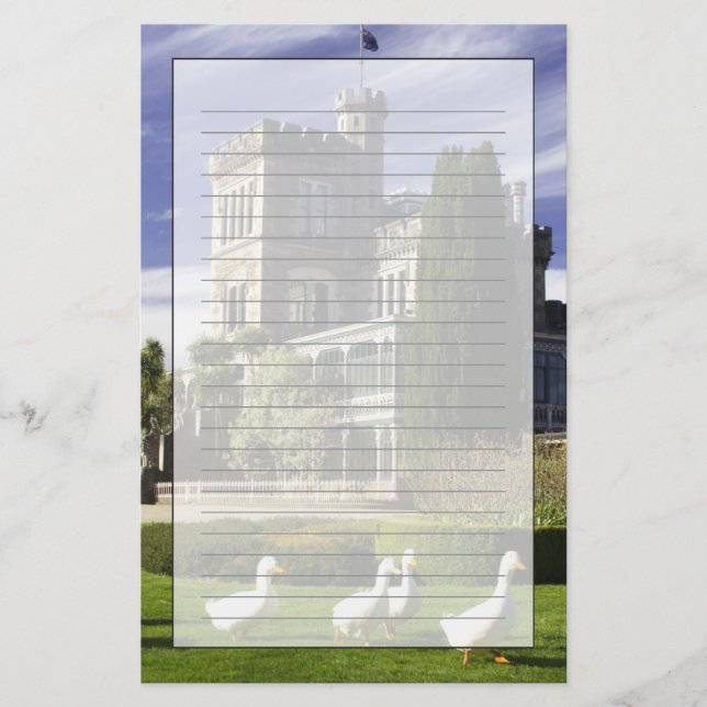 Schloss Larnach, Halbinsel Otago, Dunedin, Briefpapier (Vorderseite)