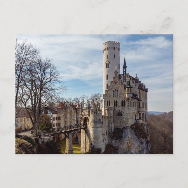 Schloss Lichtenstein in Baden Württemberg Postkart Postkarte (Vorderseite)