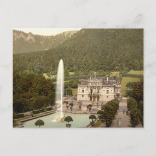 Schloss Linderhof, Bayern, Deutschland Postkarte