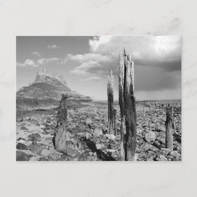 Schloss Lindisfarne Postkarte (Vorderseite)