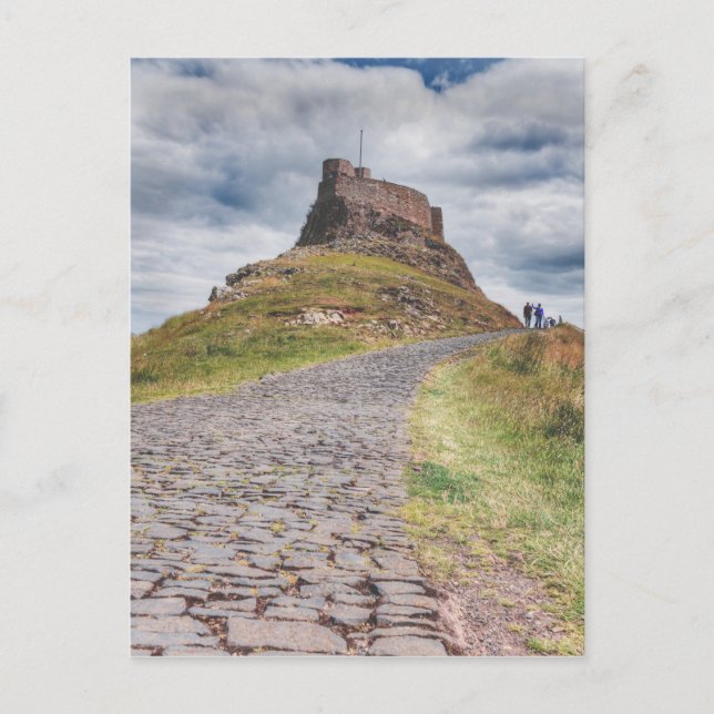 Schloss Lindisfarne Postkarte (Vorderseite)