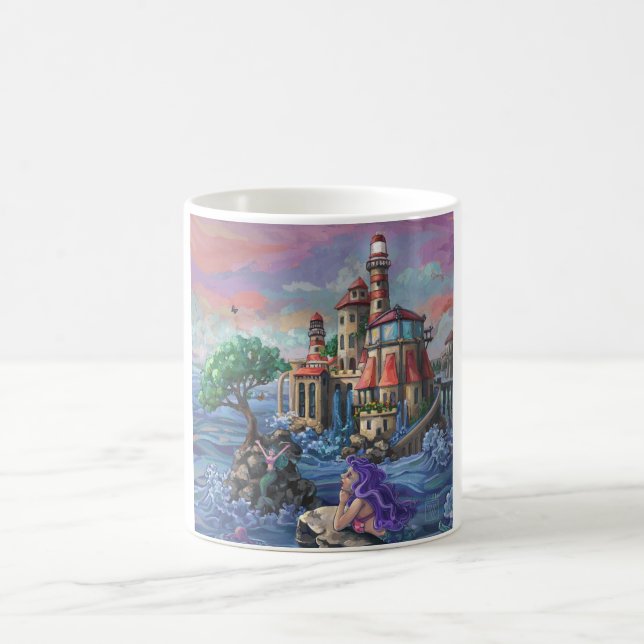 Schloss Mermaid Kaffeetasse (Mittel)