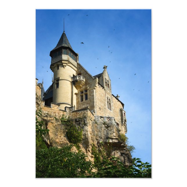 Schloss Montfort, Dordogne, Frankreich Fotodruck (Vorne)
