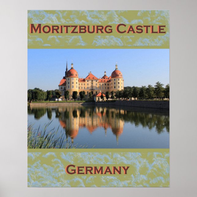 Schloss Moritzburg Deutschland Poster (Vorne)
