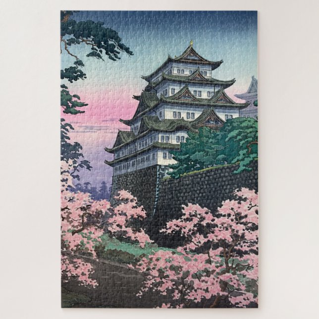 Schloss Nagoya von Tsuchiya Koitsu Puzzle (Vertikal)