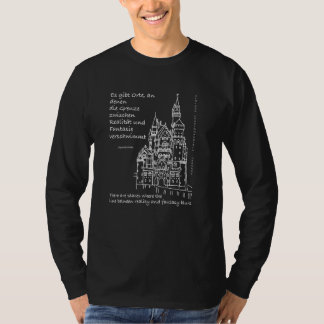 Schloss Neuschwanstein Bayern Deutschland, Deutsch T-Shirt