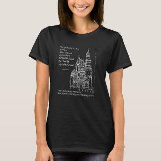 Schloss Neuschwanstein Bayern Deutschland, Deutsch T-Shirt