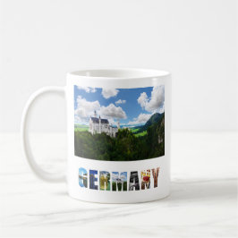 Schloss Neuschwanstein Bayern Deutschland Foto Kaffeetasse