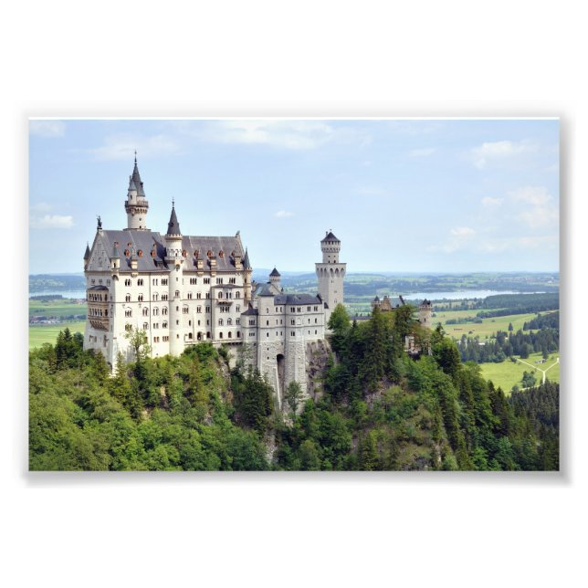 Schloss Neuschwanstein Bayern Deutschland Fotodruck (Vorne)